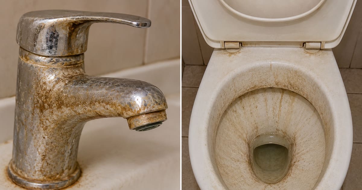 Kwas cytrynowy skuteczniej od octu i sody – tak usuniesz kamień z toalety i baterii